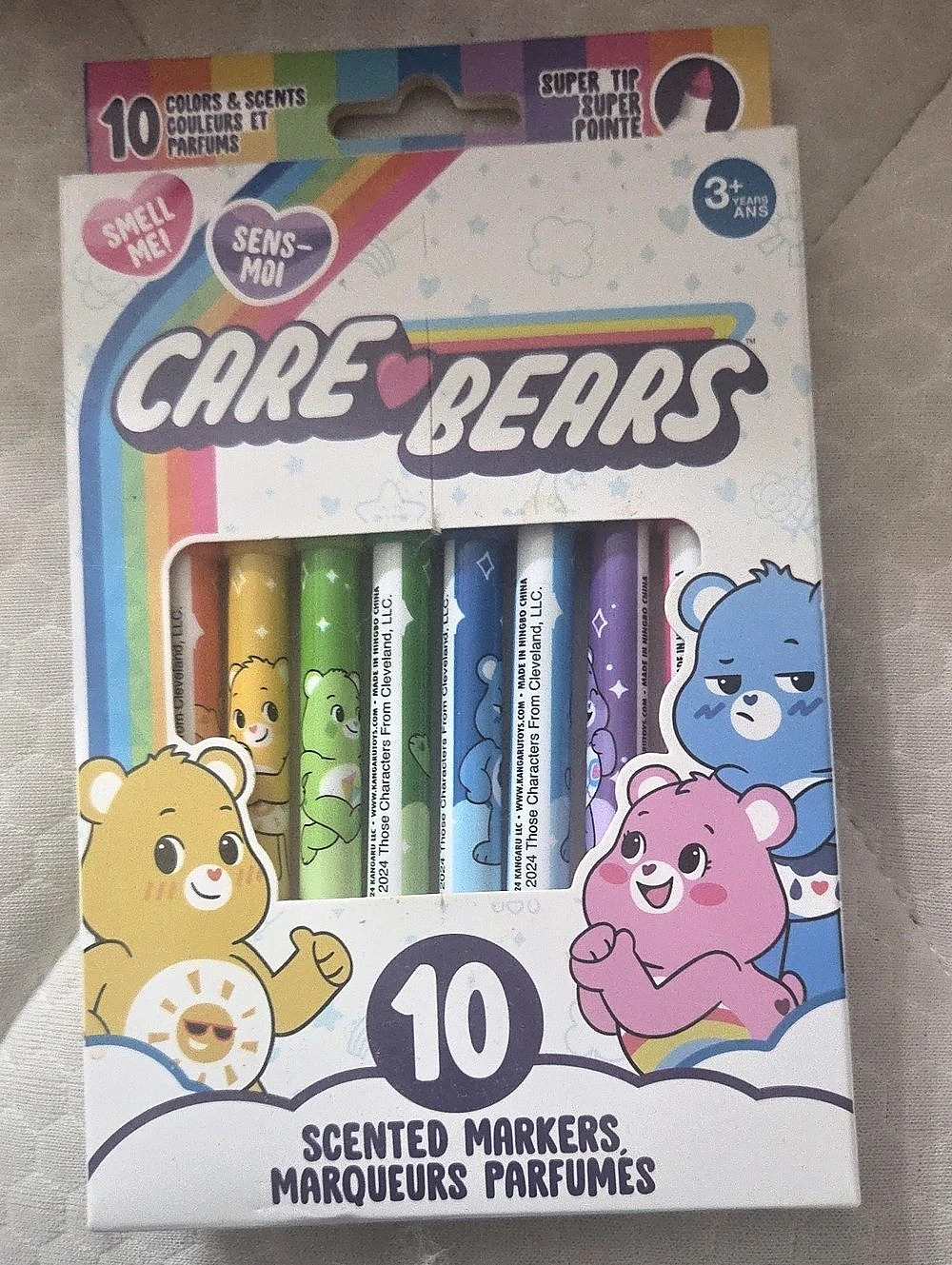 Care Bears Scented Markers 10-Pack NWT